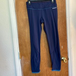Patagonia leggings, navy blue